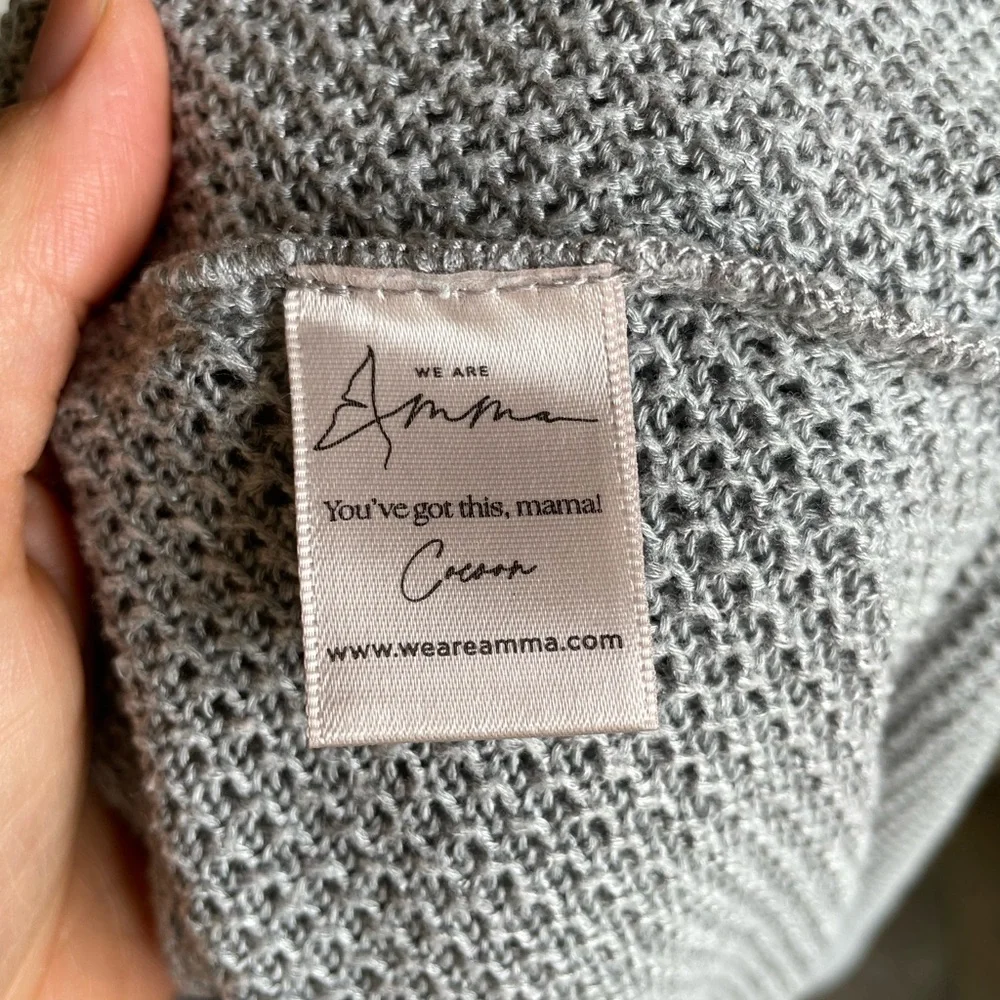 We Are Amma Black and Gray Nursing Covers - Picture 3 of 4